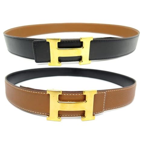 hermes belt brown and gold|reversible Hermes belt.